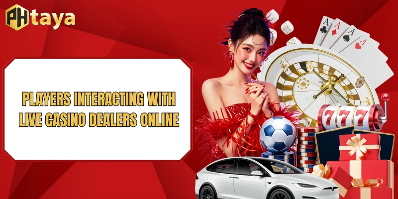 WM Casino PHTAYA – Premium Casino Experience with Real-Time Games 4 Players interacting with live casino dealers online