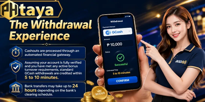 HOME 16 Step-by-step deposit process using GCash on PHTAYA app.